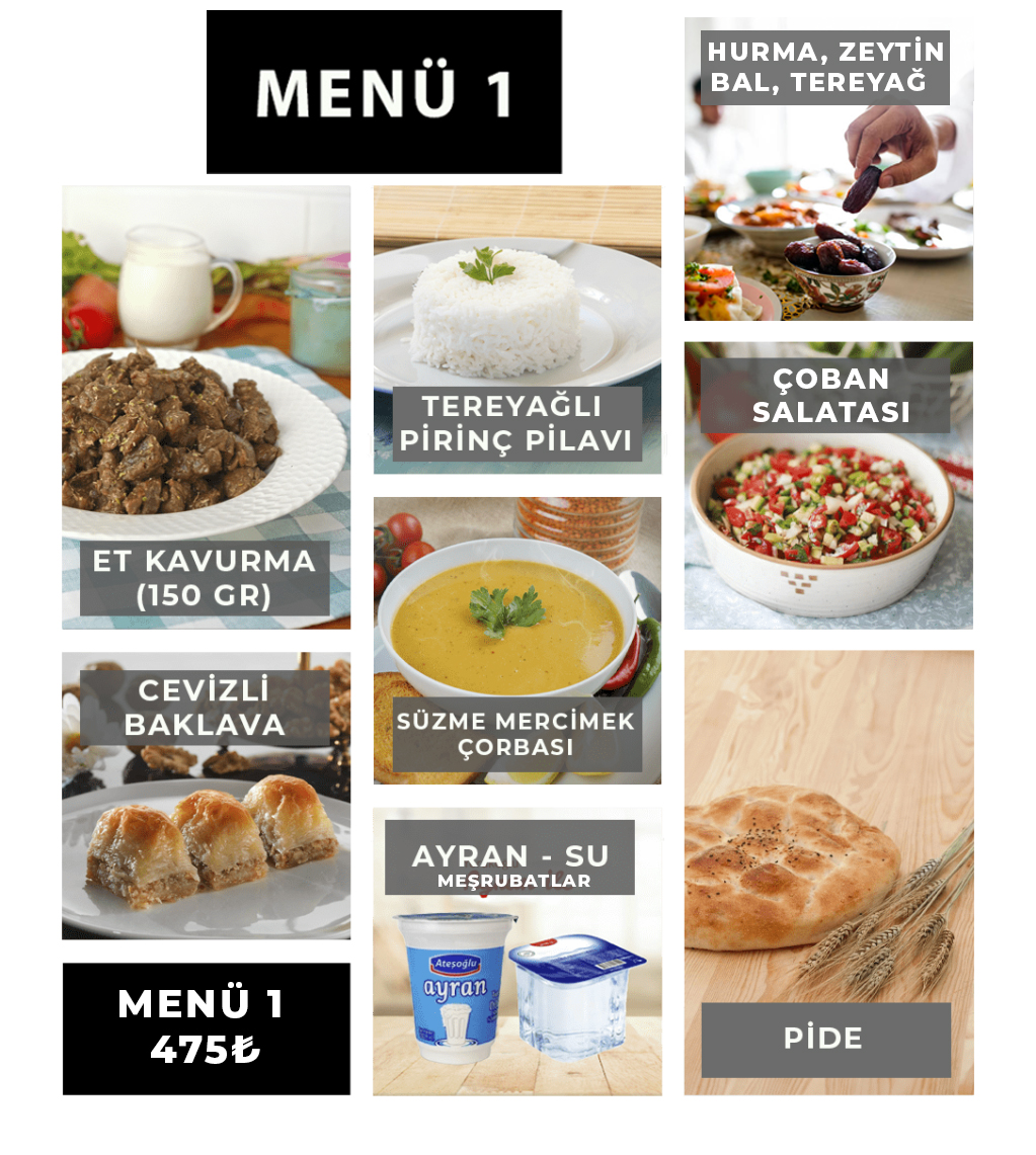 Menü 1