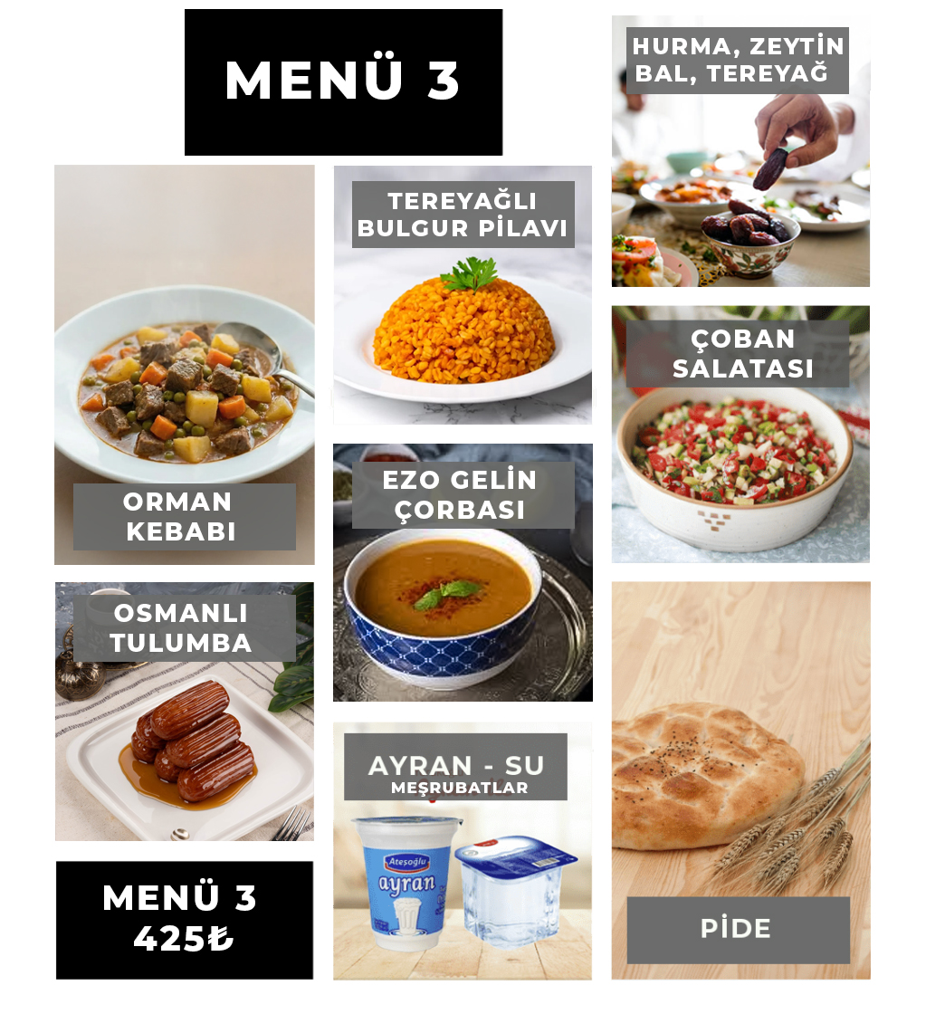 Menü 3